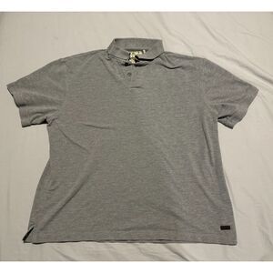 Barbour Pique Polo Shirt XXL Grey Short Sleeve Cotton British Heritage Classic